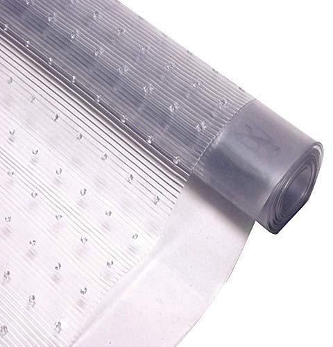 Wilson Direct Heavy Duty Clear Vinyl Plastic Carpet Protector Floor Mat Plastic Hallway Kitchen Runner Area Rug Home Office Floor Stairs 3 FT Long Width 27