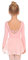 Beyove Mädchen Ballettkleidung Rückenfrei Ballettkleid Baumwolle Langarm Balletttrikot Ballettanzug Kinder Tanzkleid Tanzbody mit Rock Tütü Rosa 120