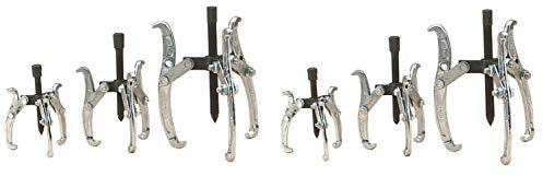 6 pc 3 Jaw Gear Pulley Bearing Puller Set 3 4 6 Small Leg Large Mechanics,Jikkolumlukka