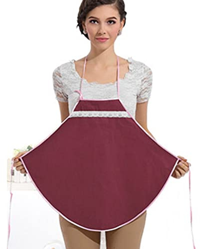 ASXZ Delantal de protección EMF, Ropa de Maternidad antiradiación, Chaleco de Mujer con protección contra la radiación, protección WiFi, RF, teléfono móvil, señal de computadora,Rojo