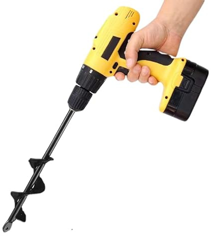 Foret hélicoïdal 4 x 22 cm pour visseuse sans fil – Foret hélicoïdal robuste inoxydable (plantes, horticulture)