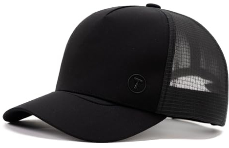 TOP-EX L/XL/XXLTrucker Cap herr snapback baseballkeps mesh, sommar, baseballkeps med nät, 95592_svart, XL