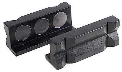 AKLOSIPY Almohadillas de Aluminio para Mordazas, Juego de 2, 4 Inserciones de Protección Magnéticas Multiusos para Entusiastas del Automóvil, Fabricadas con Material de Primera Calidad,