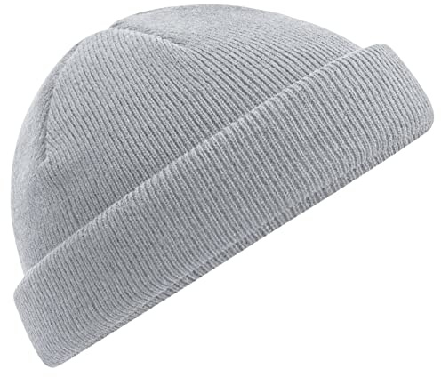 Beechfield B43R Recycled Mini Fisherman Beanie - Light Grey