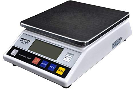 Feinwaage Digitalwaage, 7500g/0.1g, 9V Präzisionswaage Goldwaage Elektronische Oberschalige Laborwaagen Digital-Waage