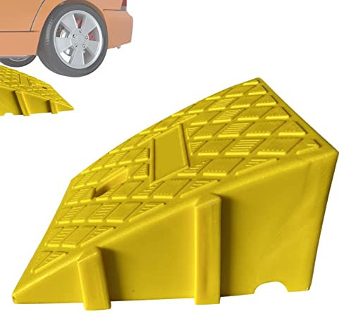 Sloane Rampes de Trottoir pour Voitures - Rampe de Trottoir en PVC,Rampe de seuil légère pour allée, Quai de Chargement, Trottoir, Scooter, vélo, Moto, Accessoires de Voiture