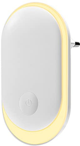 Alyvisun Veilleuse LED Prise Electrique avec Commande Tactile, Lampe Nuit avec Capteur de Crépuscule et Luminosité Réglable, Veilleuse Enfants pour Chambre de Bébé, Escalier, Couloir, Cuisine