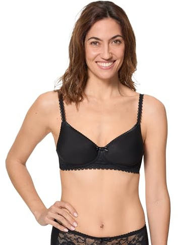 Playtex Andningsbart mikrofiber bygel Spacer BH dam x 1, svart, 75B