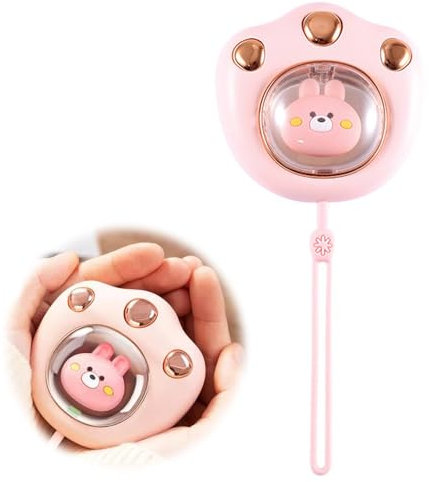 Wiederaufladbarer Handwärmer, USB Handwärmer Handwärmer Elektrisch Handwärmer Powerbank Taschenwärmer Elektrisch Wiederaufladbar 2 Temperaturen Einstellbar Wiederverwendbar Damen Kinder, Rosa