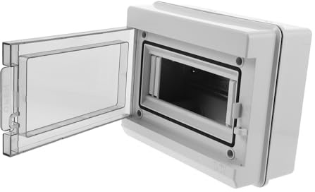 Holibanna Compact Breaker Box for Outdoor Power Supply for Gardens and Construction Sites Safeguards Circuits From Overloads and Circuits