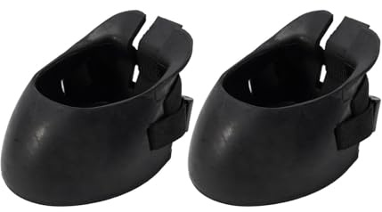 Ovhdriac hovskor av gummi för hästar, hovskydd för hästar, halkfri, sårvård designad för skadstöd, svart, 2 stycken (XL)