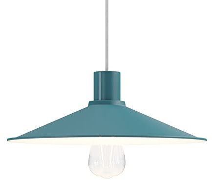 creative cables Pantalla Swing de Metal esmaltado para Casquillo E27 - Petróleo