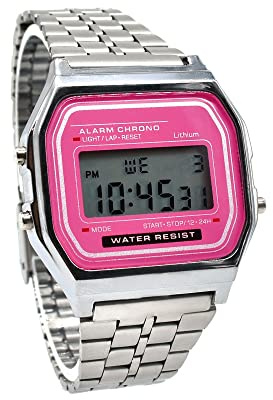 BDM - Reloj clásico Color Plata con Alarma - Modelo 3