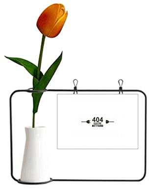 Tarjeta decorativa de tulipán artificial de moda con enchufe de corriente