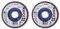 Bosch Professional gerade Fächerschleifscheibe Best (für Metall, X-LOCK, X571, Ø125 mm, Körnung K120, BohrungsØ 22,23mm) (Packung mit 2)