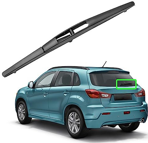 WatSKY Auto Posteriore Kit Tergicristallo,per Mitsubishi ASX 2010-2016,ABS Lama Braccio Tergicristallo Sostituzione Ricambi Vetro Pulito Durevole,Rear Wiper