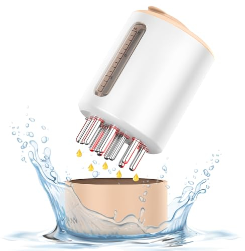 Joycabin 2-In-1 Elektrisches Kopfhaut MassagebüRste, HaaröL Applikator, Kopfmassagegerät Kopfmassage Bürste Scalp Massager, Haare Kopfhaut Applikator für Haarbehandlung Medizin Ätherisches Öl Serum