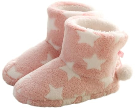LIFKOME 1paio Stivaletti Fuzzy Per Donna Ciabatte Morbide e Calde Con Palla Pelosa Per Inverno e Uso Domestico Suola Antiscivolo e Comfort Superiore Disponibili Taglia