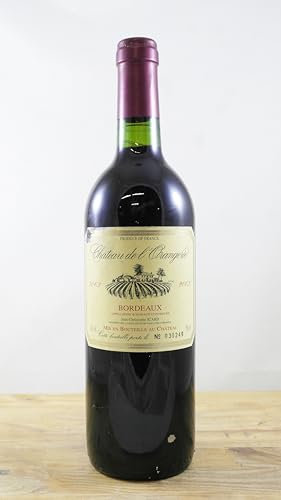 Château de l'Orangerie Bouteille de Vin Millésime 2003