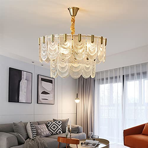 Luz colgante, LED posmoderno de acero inoxidable Art Deco diseñador lámpara iluminación lustre suspensión luminaria Lampen compatible con comedor moderno V-intage(90cm oval)