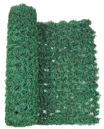Pantalla de hiedra artificial, valla de hiedra verde, 0,5 setos de hiedra artificial, valla de privacidad para patio, fondo de pared, patio trasero, jardín