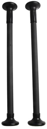 EasyByMall Gambe di supporto regolabili in plastica per lavello da cucina per sottopiano singola e doppia ciotola, altezza 30-50 cm e 50-80 cm, 2 pezzi
