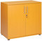 Büroschrank aus Buche, 2-türiger Aktenschrank, 73 cm hoch, Schreibtischhöhe