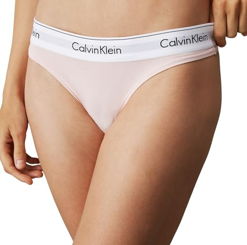 Calvin Klein Donna Perizoma Thong Intimo, Rosa (Nymphs Thigh), XS