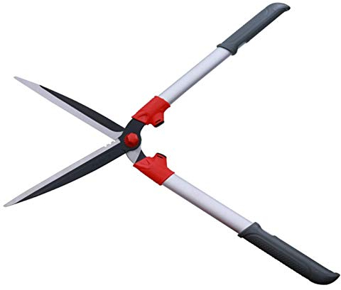 TONZN Cisailles de Jardin Taille-haie Manuelle Ergonomique, Outil d'élagage d'arbustes de buis de contournement de Jardin avec Lame en Acier SK-5, poignée en Caoutchouc