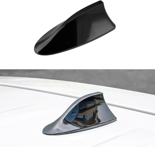 WACDXST Car Shark Fin Antenna Aerial, for Dacia Duster 2018-2023 ABS Roof Style AM/FM/DAB Radio Signal with Adhesive Base Replacement Accessories,A