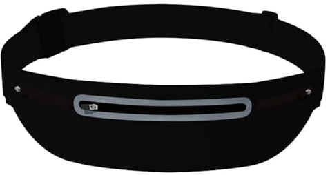 Gürteltasche – Sport-Gürteltasche | wasserdichte Sportausrüstung, Gürteltasche für Wandern, Camping, Joggen, Reisen, Hundespaziergänge, Radfahren, Schwarz , Refer to description, Unisex