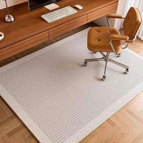 Odot Alfombra para Silla de Escritorio, Estudio Alfombra Protectora Suelo Silla Ruedas Antideslizante Gaming, Tapete de Protección de Oficina, para Parqué Suelos Duros (Rayas Sencillas,80x180cm)