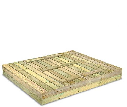 Sandlåda, sandlåda med gångjärnslock – WICKEY Flippey 150 x 165 cm