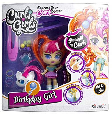 CURLIGIRLS - 82097 - Beauty Set - Milli & Vogue - Magisches Haar für endlose Frisuren - Mädchen Spielzeug - Frisierpuppe - Zubehör enthalten - Sammlerpuppen - 15 cm Puppe - 6 cm Tier - ab 5 Jahre