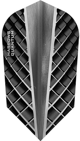 THOR-SPORTS Harrows Quantum Flights Slim/Pear/Kite/Standard in diversen Farben (Slim 1 Set, Silbergrau)