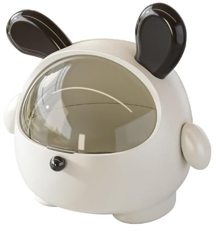 Portatile Piccola Cestino da Tavolo Plastica pattumiera da Tavolo Pattumiera da Tavolo con Coperchio Cestino da Scrivania Utilizzato per Riporre Rifiuti da Scrivania, Piccole Forcine, Piccoli Snack