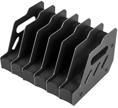 MiOYOOW Pistol Rack, EVA Foam Gun Holder Portable Handgun Rack Stand with Screwdriver Flexible Organizer for Most Pistols 4/6/8 Slots