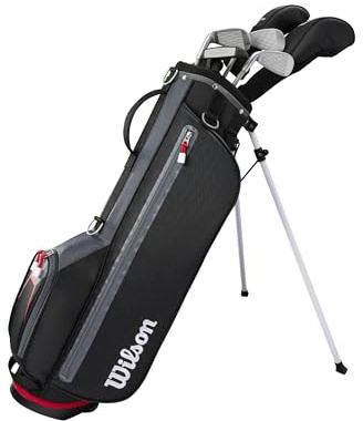 Wilson Profile Jr Set de Golf Complet, pour Jeunes Joueurs, 9 Pièces, Matériau : Graphite, Taille : Large