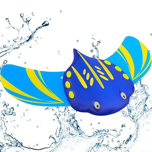 EduPlayte Juguete de Buceo subacuático para niños, Juguete de Piscina de Peces de Diablo, Simplemente presione el Debajo de la Superficie del Agua y se Mueve como un pez pequeño