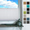 Rollmayer Plissee mit Bohren, Plisseerollo Faltrollo Sichtschutz und Sonnenschutz für Fenster und Tür Premiumqualität Falte für Zuhause, 3 Kollektionen(Binco Weiß,B30cm x H200cm)