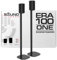 ERA100 Floor Stand, Twin (2pcs), Compatible with Sonos ERA 100, Sonos One or Play 1 Speakers, Accessories Included. Designed in The UK, Double, Pair (Black)
