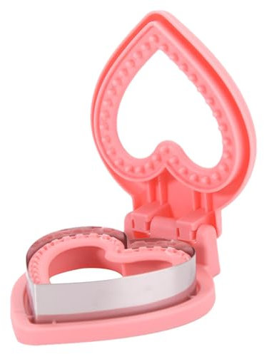 Krujecnt Coupe-sandwich, Moule À Sandwich En Forme De Coeur Pour Le Déjeuner Des Enfant, Moule À painn En Acier Inoxydable, Découpeur De Toasts À La Presse Pour Le Petit Déjeuner