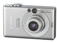 Canon IXUS 40 Digital camera 4.0 Megapixel with 3x Optical Zoom 2.0-Inch LCD Silver (Renewed)