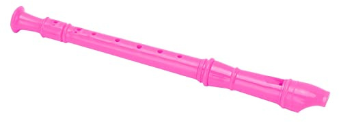 Cryfokt ABS-blockflöjtinstrument för Musikkurser för Förskolor och Grundskolor, 8-håls Sopranblockflöjt, Odla Barns Musikintresse, Klar Röst och Exakt Intonation (Rose Red)