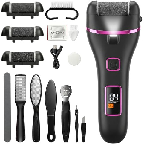 Rapeuse Pieds Électrique 14 en 1,rechargeable Anti-Callosités avec 1200 mAh