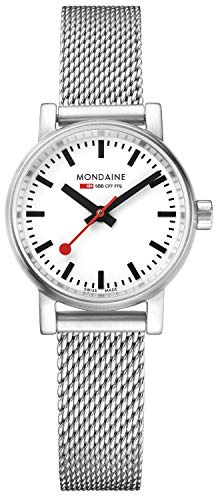Mondaine – Evo2 damklocka 26 mm – officiell Swiss Railway armbandsur – 30 m vattentålig – safirkristall – olika variationer – klockor för män och kvinnor