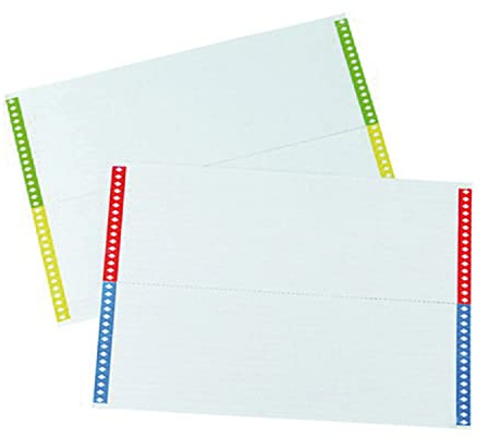 Grafoplás 16700 Confezione da 250 etichette per visori di cartelle sospese, striscia lunga superiore 290 mm.