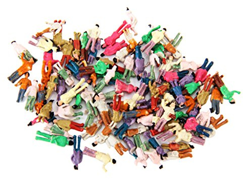 Perfeclan 1: 150 N Modello in Scala di Treno Figure Pose Assortite Persone 100 Pezzi