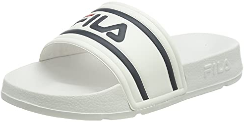 FILA Morro Bay kids Unisex-Kinder Slipper, Weiß (White), 35 EU