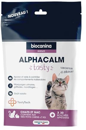 Biocanina Alphacalm Tasty Chats - NAC - Très Petits Chiens 30 Bouchées Appétentes
